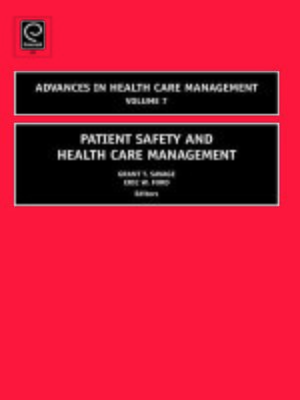 cover image of Advances in Health Care Management, Volume 7